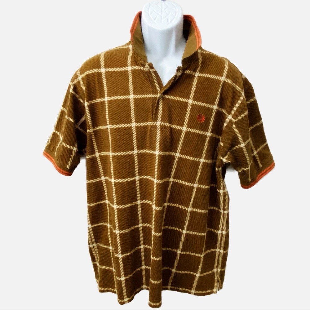 Window Pane Plaid Polo Shirt